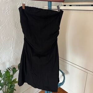 Black Strapless Dress